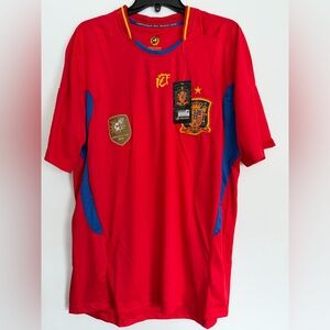 NWT Spain 2010 World Cup Champions commemorative football jersey